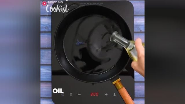 آموزش ویدیویی روش پخت بادمجان شکم پر