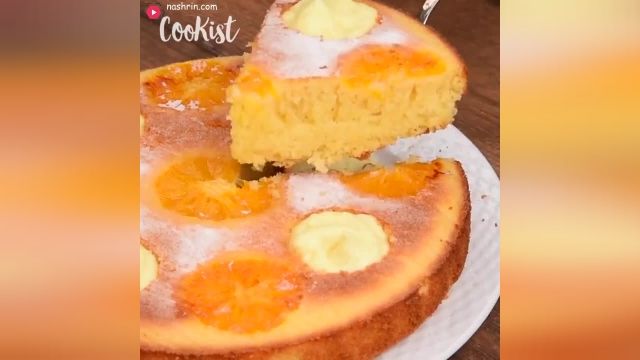 آموزش ویدیویی روش پخت کیک پرتغال