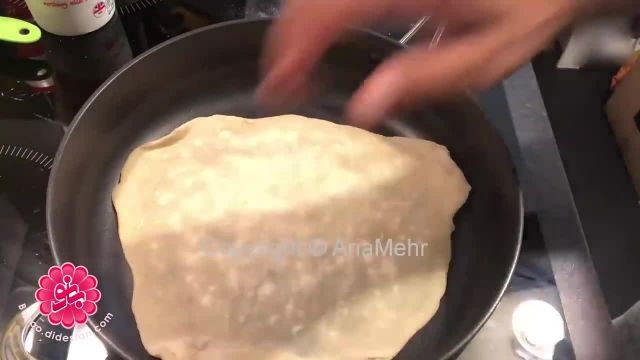 آموزش ویدیویی روش پخت نان لواش خانگی