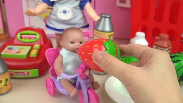 کارتون عروسک بازی دختر کوچولو - آموزش مواد غذایی
