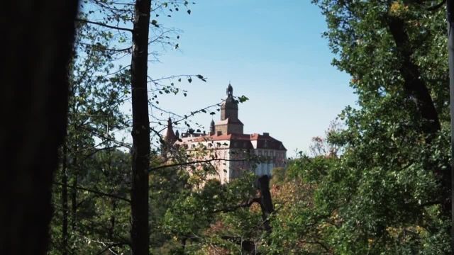 مناظر جذاب (قلعه ksiaz) در لهستان