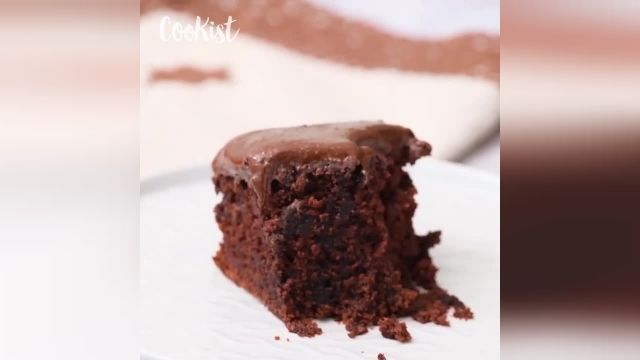 آموزش ویدیویی روش درست کردن کیک شکلاتی وگان