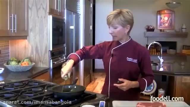 آموزش ویدیویی روش پختن صحیح گوشت