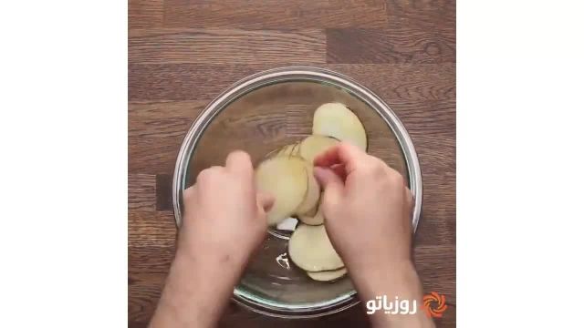 آموزش ویدیویی روش تهیه چیپس سیب زمینی در مایکروفر