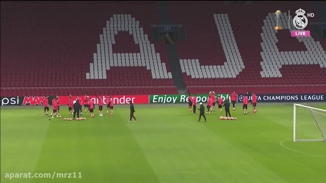 دانلود ویدیو تمریناتی از تیم رئال مادرید 