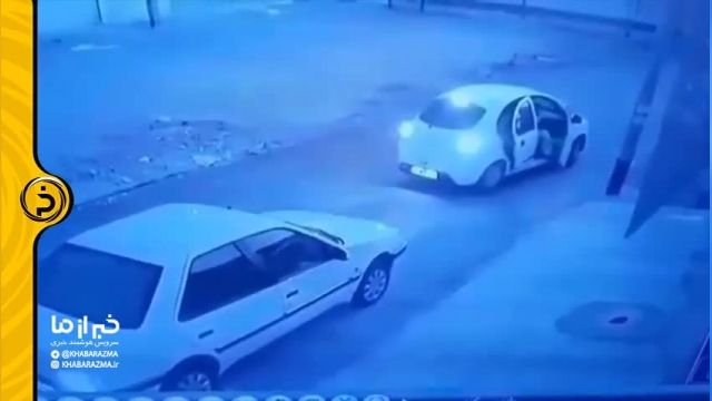 ویدیوی زورگیری و سرقت خودرو در سپیدار اهواز 