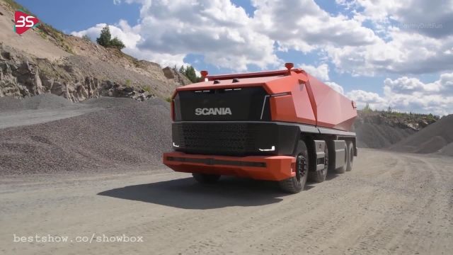 رونمایی از کامیون سنگین خودران با نام اسکانیا AXL