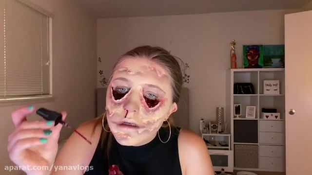 ویدیو آموزشی گریم کردن به سبک هالووین (Halloween)