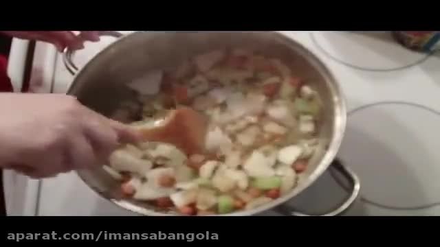 آموزش ویدیویی روش پخت خورشت مرغ