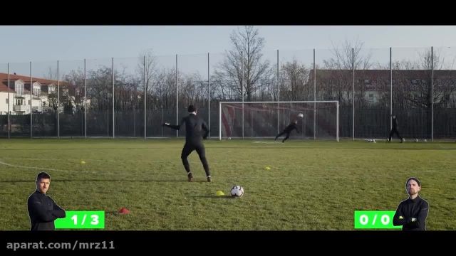دانلود ویدئو چالش از شوت زنی در فوتبال با روبرت لواندوفسکی