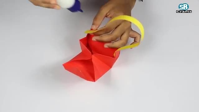 ویدیو آموزشی کاردستی اوریگامی کیف پول زنانه با کاغذ