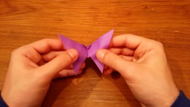 ویدیو آموزشی اوریگامی پروانه ساده و مبتدی 