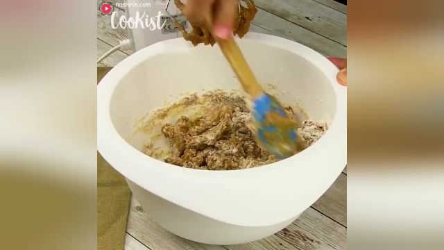 آموزش ویدیویی روش پخت کوکی های کره بادام زمینی