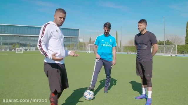 دانلود ویدئویی چالش فوتبالی با حضور ایسکو ستاره رئال مادرید