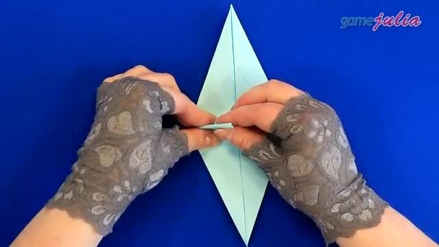 ویدیو آموزشی اوریگامی موش کاردستی ساده و بامزه 