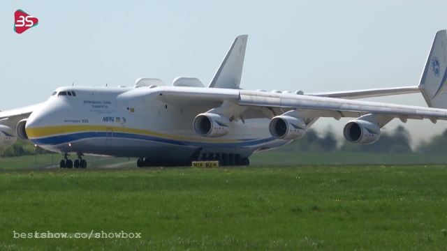 ویدیو هواپیمای باری آنتونوف 225 مریا (Antonov An-225 Mriya) 
