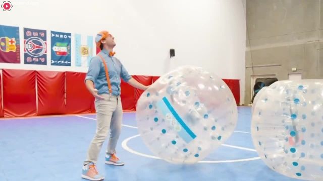 دانلود انیمیشن آموزش زبان انگلیسی استیو و مگی- این داستان : توپ حباب بازی