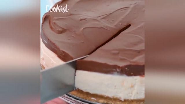 آموزش ویدیویی روش درست کردن چیز کیک بدون پخت