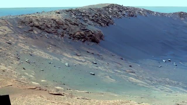 ویدیویی زیبا و دیدنی از سطح کره مریخ