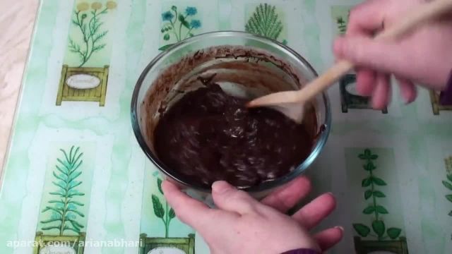 آموزش ویدیویی روش تهیه ترافل شکلات