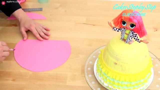  ویدیو نحوه درست کردن کیک عروسکی را در چند دقیقه ببینید