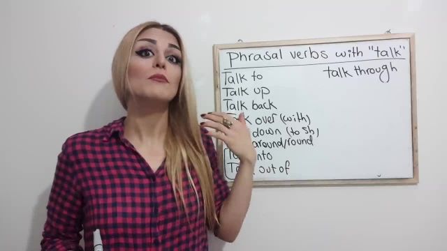 آموزش لیست کاملی از قواعد افعال عبارتی (Phrasal verbs with Talk)