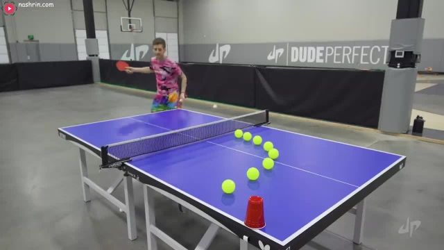 ویدیو انگیزشی- تکنیک های حرفه ای بازی کردن تنیس بر روی میز 