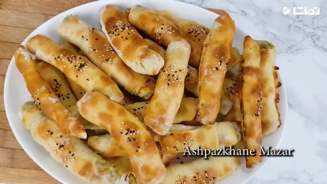 طرز پخت بورک رولی و خوش طعم 