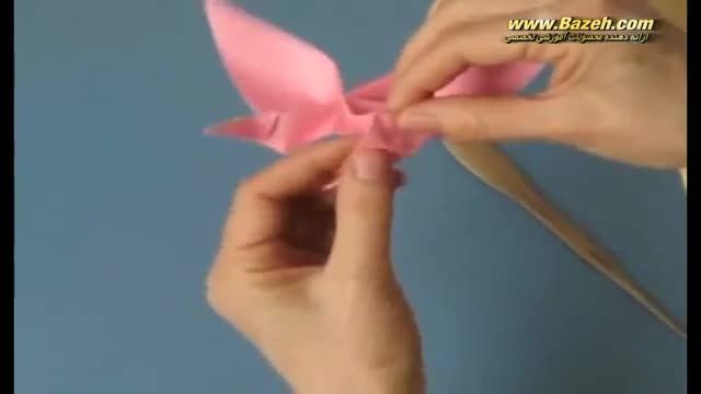 ویدیو آموزش کاردستی اوریگامی پروانه ساده و متفاوت 