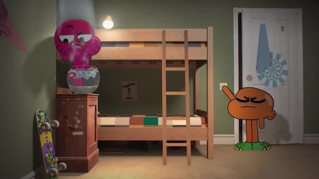 دانلود انیمیشن سریالی گومبال -این داستان : gumball شیر می شود