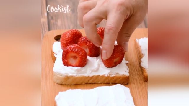 ویدیو آموزشی نحوه ساخت چیز کیک ساندویچ را در چند دقیقه ببینید