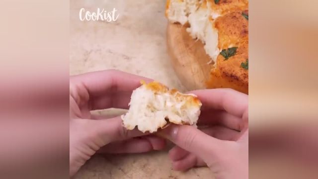 آموزش ویدیویی روش درست کردن نان سیر