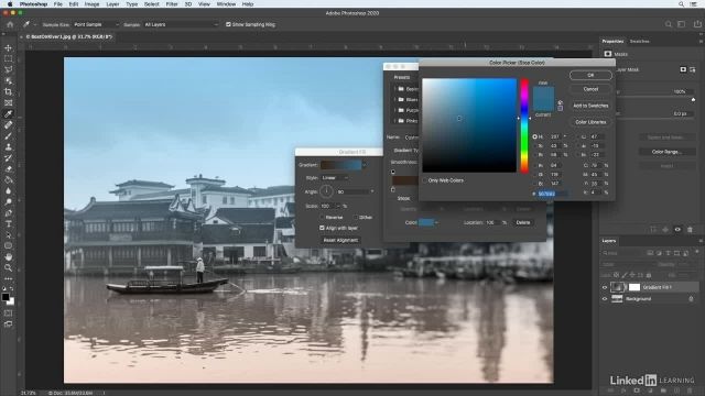 آموزش فتوشاپ برای عکاسان - ایجاد حس نقاشی آبرنگ با لایه های رنگ تدریجی 