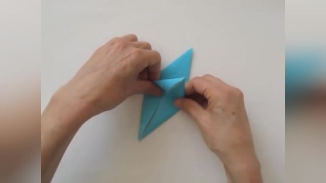 ویدیو آموزشی اوریگامی پرنده ساده برای مبتدیان