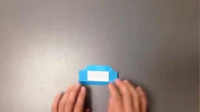 ویدیو آموزش اوریگامی ماشین ساده و مبتدی 