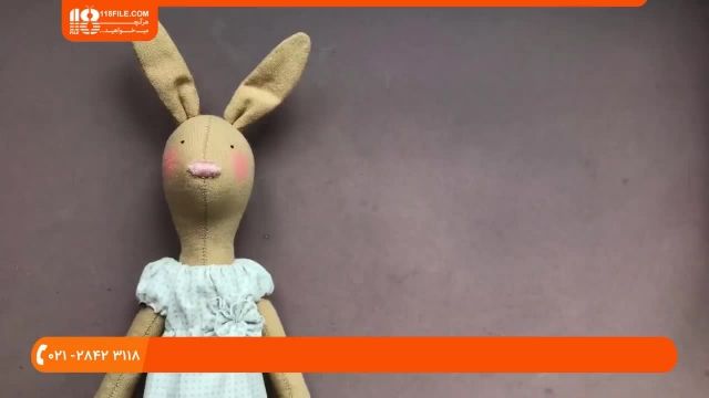 فیلم آموزشی دوخت عروسک تیلدا ( دوخت دست و پا )