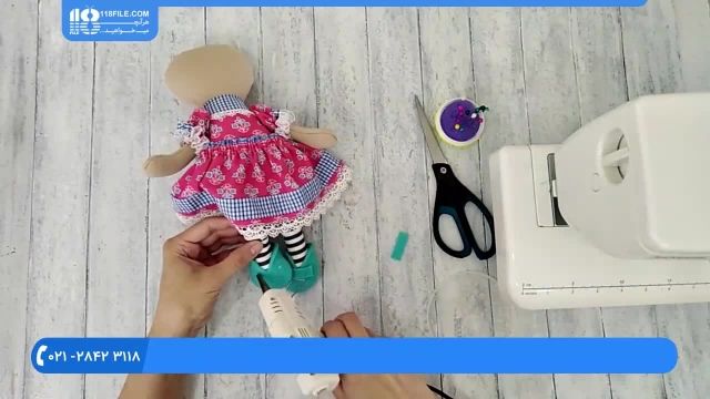 آموزش دوخت عروسک پولیش دخترانه در منزل 