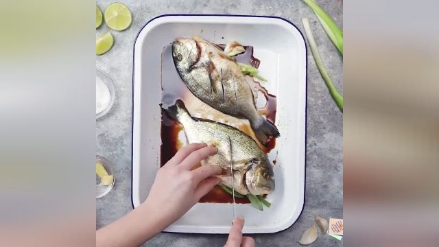 طرز پخت ماهی شانک با سس مخصوص ماهی مزه دار کردن ماهی