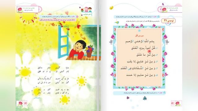 آموزش درس 6 کتاب قرآن اول دبستان -  (مدرسه ما)