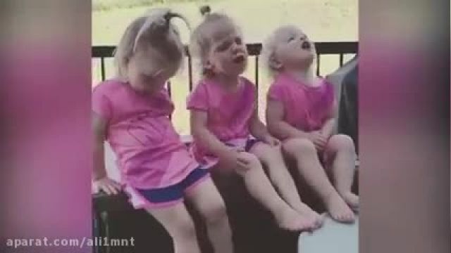 دانلود خنده دارترین ویدیو طنز از بچه های کوچک - ببینید و بخندید !