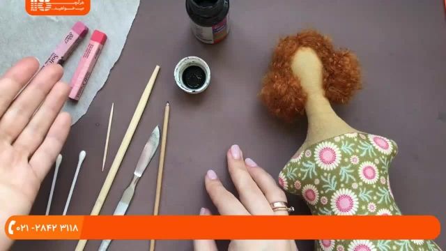 آموزش دوخت عروسک تیلدا روسی ( آرایش صورت عروسک )