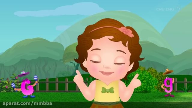 آموزش حروف الفبای زبان انگلیسی به کودکان - آموزش حرف G با آهنگ