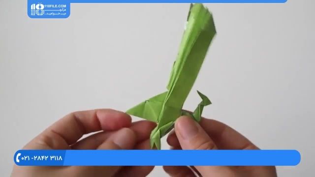 آموزش درست کردن طاووس :: اوریگامی سه بعدی