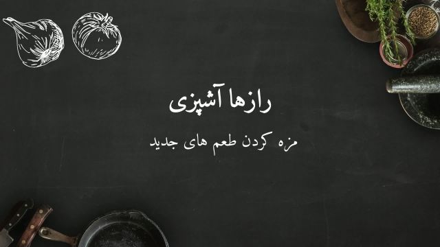 طرز تهیه و دستور پخت غذاهای ایرانی و ملل با پارسی دی