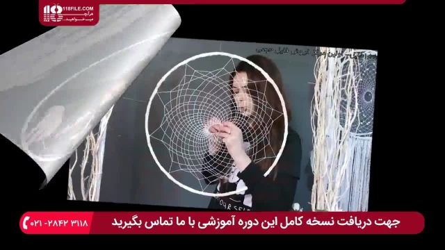 آموزش ساخت دو بال فرشته با پر و مقوا برای آویز دریم کچر 