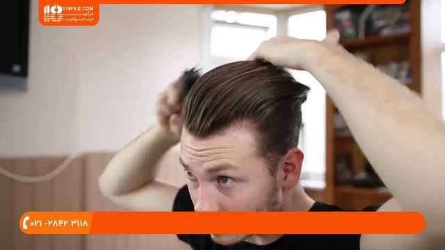 ترفند کراتینه کردن مو مردانه با اتو و مواد طبیعی 
