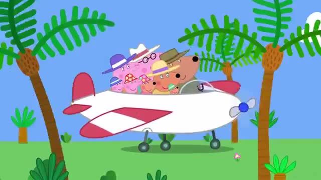 کارتون پپا پیگ زبان اصلی کودکانه - ترانه پپا پیگ و شعر های کودکانه در تعطیلات !