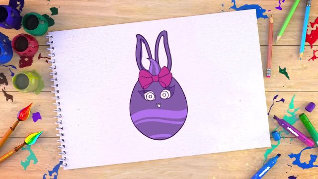 آموزش تصویری نقاشی به زبان ساده برای کودکان - (رنگ آمیزی شخصیت های کارتونی)