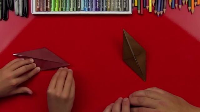 آموزش تصویری ساخت کاردستی با کاغذ a4 و اوریگامی