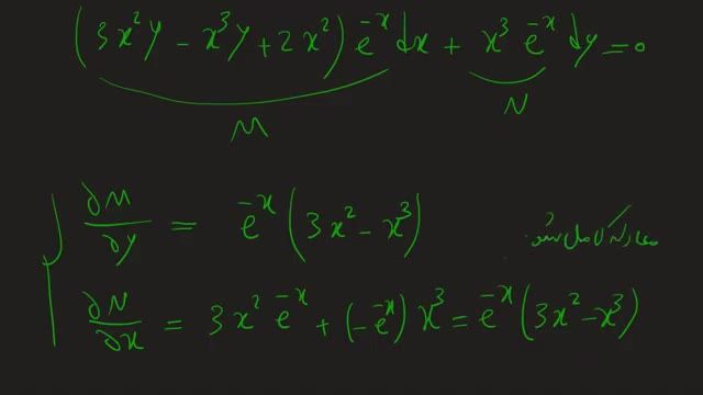 آموزش معادلات دیفرانسیل - قسمت بیستم : دسته اول فاکتور انتگرال ها